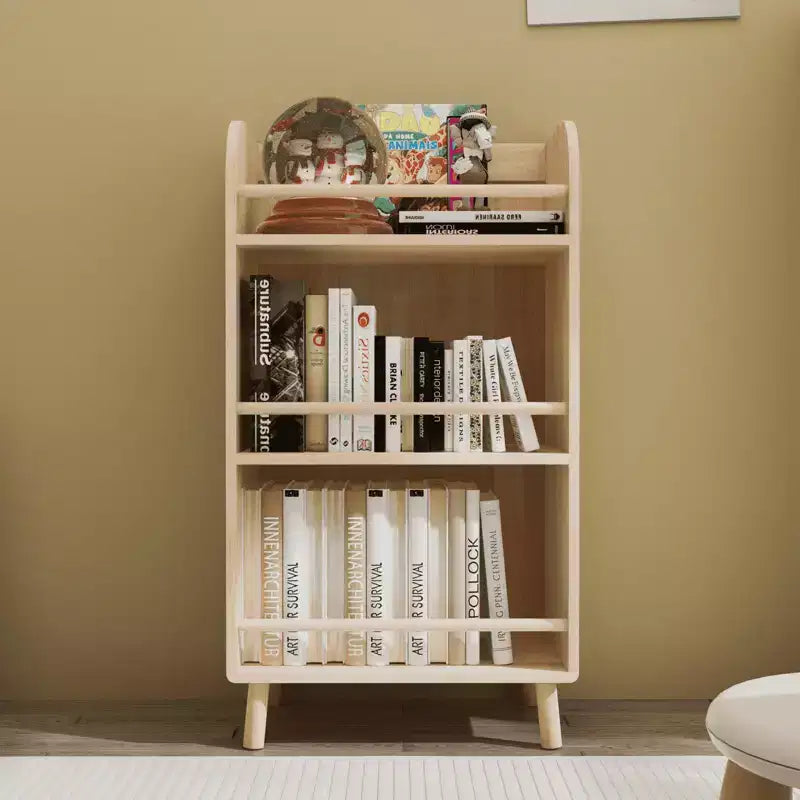 Libreria in legno massello di pino Scaffale per carichi pesanti per soggiorno
