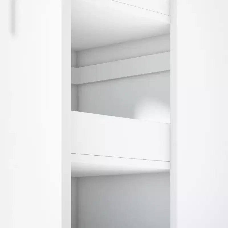 Credenza con piattaia, armadietto estraibile e cassetto