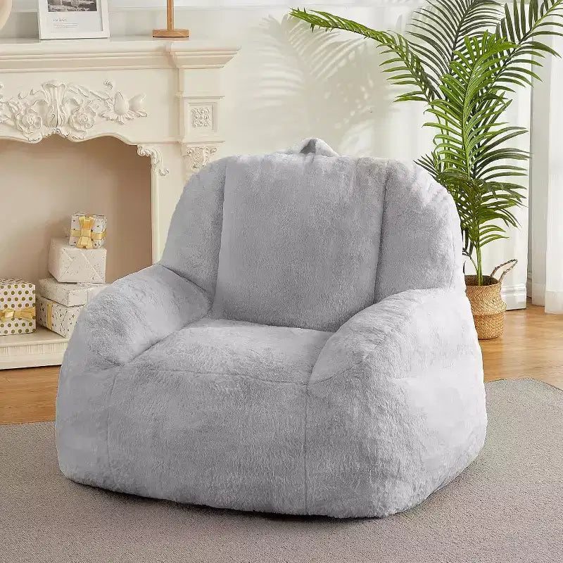 GustoWave Giant Bean Bag Chair, Floor Lazy Sofa with Handle for Living Room