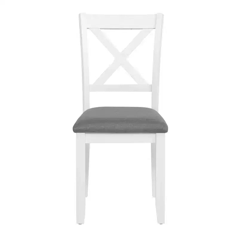 Set di 4 sedie da pranzo in legno, seduta imbottita, per sala da pranzo, soggiorno, cucina, bicolore nero e beige