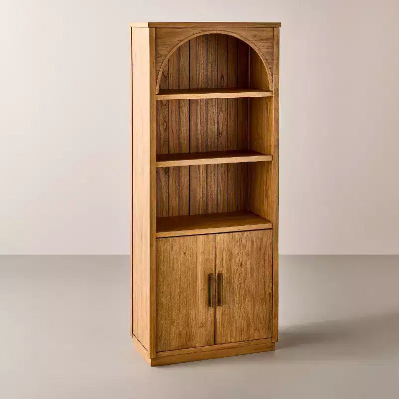 Arch Bookshelf with Doors - Hearth & Hand with Magnolia