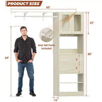 Sistema per armadio Besiost 20-60 con anta Visualize e cassetti in legno