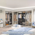 Besiost 80-120 Sistema per armadio con anta e cassetti in legno