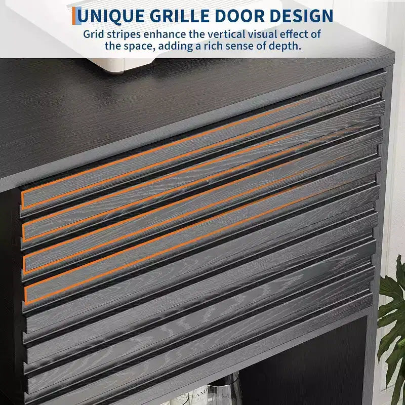 Libreria a 3 ripiani e armadietto contenitore - Armadietto dispensa in legno massello con ripiani regolabili, piccolo armadietto contenitore per soggiorno, cucina