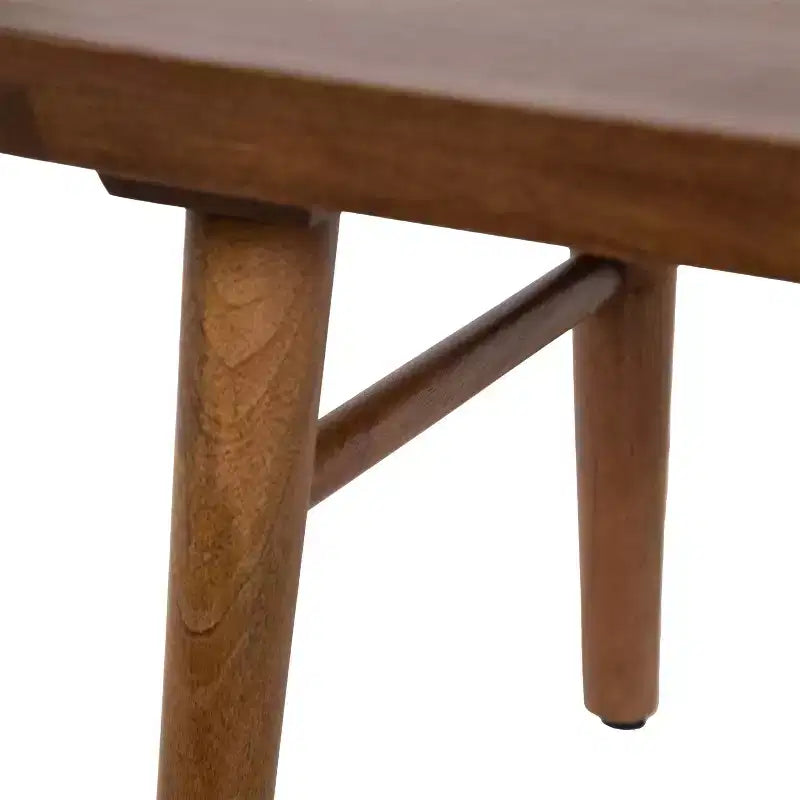 Tavolino ovale in legno Kate and Laurel Conan, 38x20x17, marrone noce