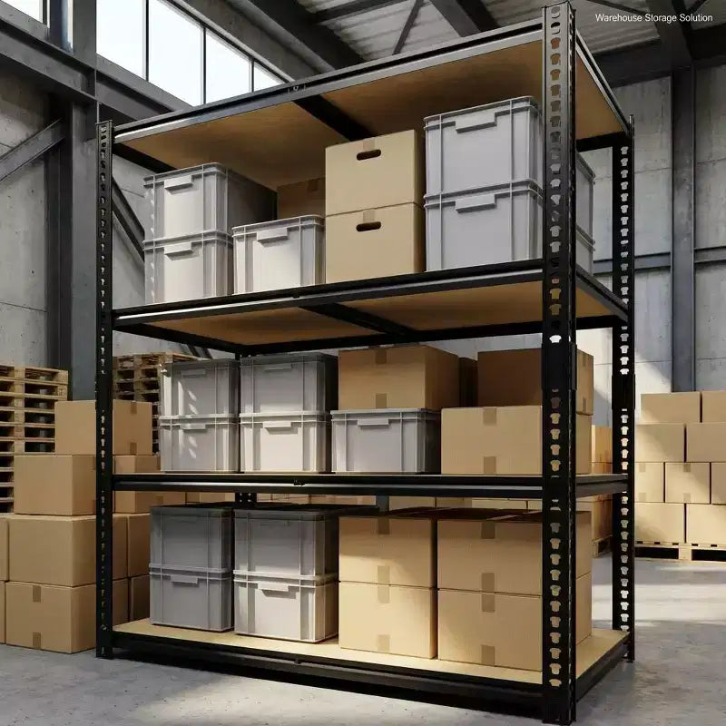 Scaffale portaoggetti 40x20x60, scaffale da garage in metallo regolabile a 4 livelli, ripiani in MDF, capacità 2000 libbre, organizer multiuso